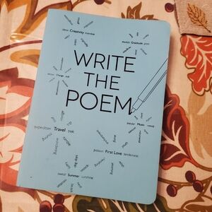 Blue 'Write the Poem' Notebook